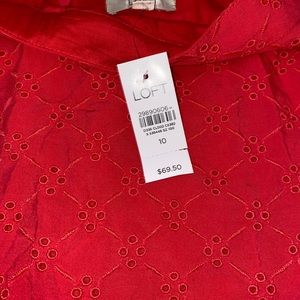 Loft Eyelet Mini Skirt